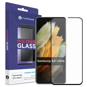 Захисне скло для смартфону MakeFuture Polymer Glass Samsung S21 Ultra (MGP-SS21U)