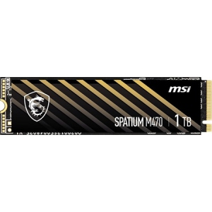 SSD-накопичувач внутрішній MSI 1TB MSI Spatium M470 M.2 2280 PCIe 4.0 x4 NVMe 3D NAND TLC (S78-440L900-P83)