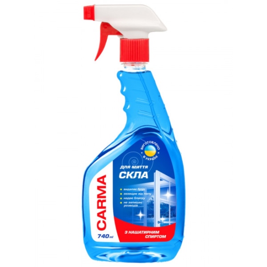 Засіб для чищення скла Carma 740 мл (4823098414216)
