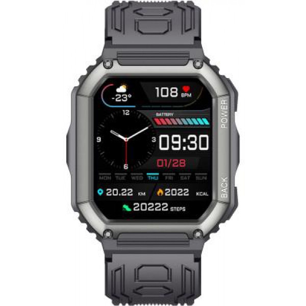 Смарт-годинник Gelius Pro GP-SW007 Tactical Navy Bluetooth call (IP68) Black