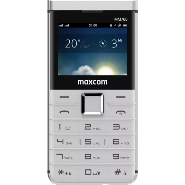 Мобільний телефон Maxcom MM760 White