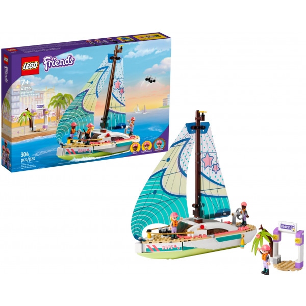 Конструктор LEGO Friends Пригоди Стефані на вітрильному човні (41716)