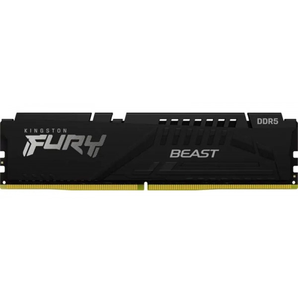 Память DDR Kingston DDR5 16GB 5200 MHz Fury Beast Black (KF552C36BBE-16)