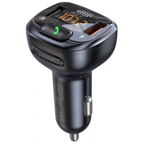 Автомобільний трансмітер Promate Smartune-4.Black