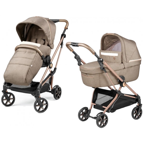 Коляска універсальна 2 в 1 Peg-Perego Vivace Mon Amour, рожеве золото (PACK-VIV2100000001)