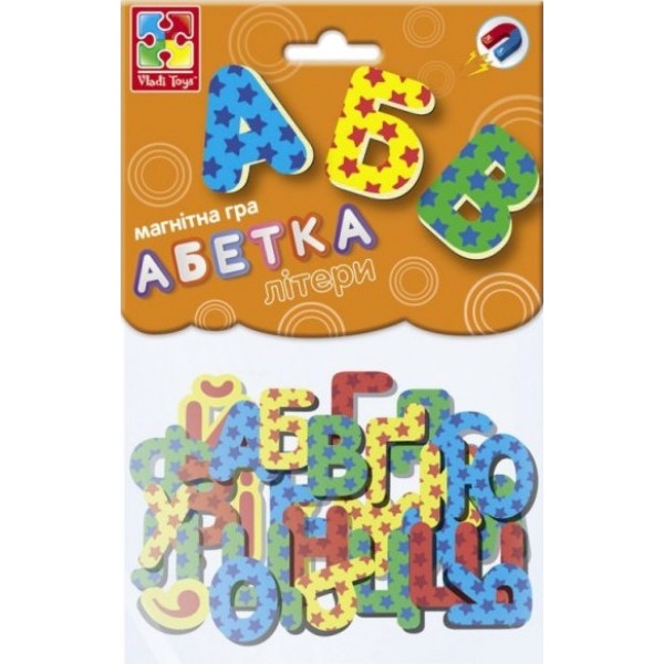 Настільна гра магнітна (5-7 років) Vladi Toys Азбука, укр. (VT5900-02)