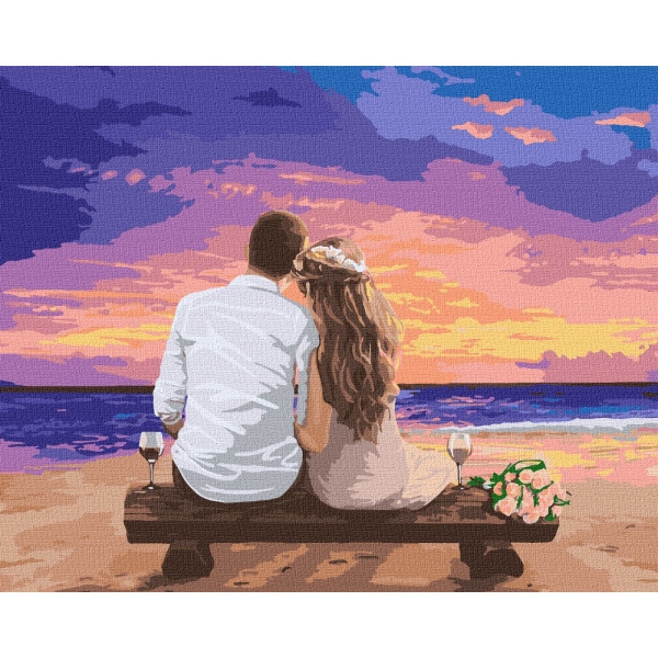 Картина за номерами Ideyka "Кохай мене" 40*50см (KHO4740)