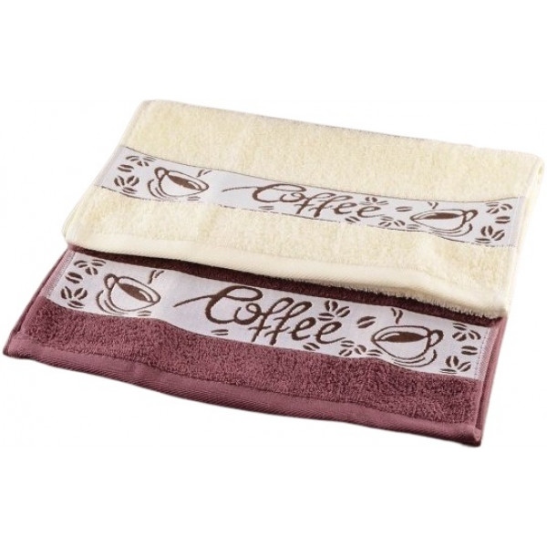 Набір рушників GM Textile Кава махра 2шт. 30х50