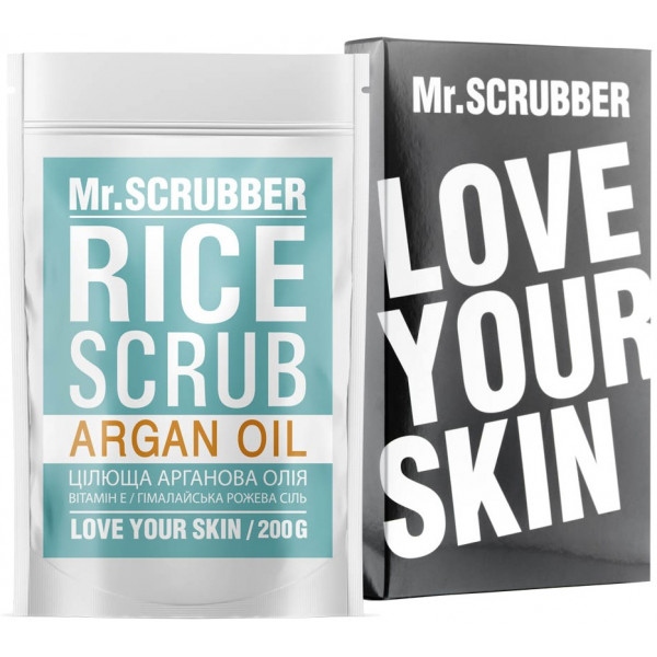 Скраб для тіла Mr.Scrubber Рисовий Argan Oil 200гр
