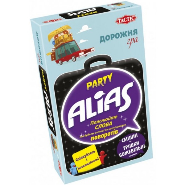 Настільна гра спілкування (12+) Tactic дорожня версія Паті Еліас, укр. (54665)
