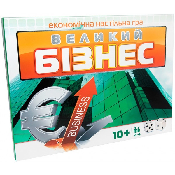 Настільна гра стратегічна (8+) Strateg Великий бізнес, укр (30452)