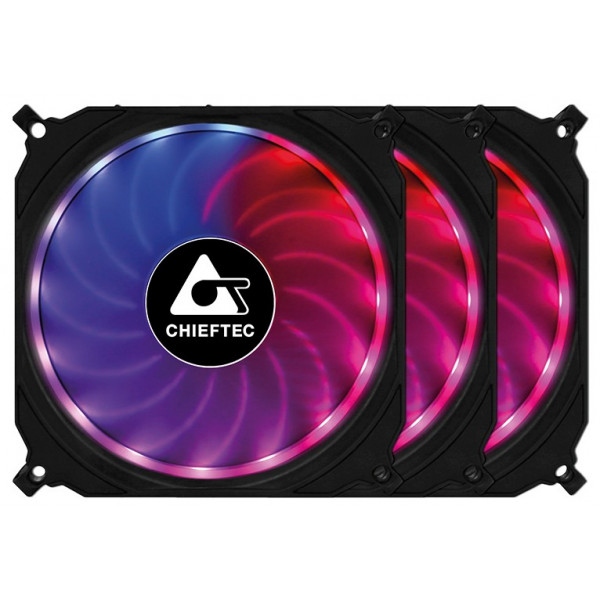 Корпусний вентилятор Chieftec Tornado RGB 3in1 (CF-3012-RGB)