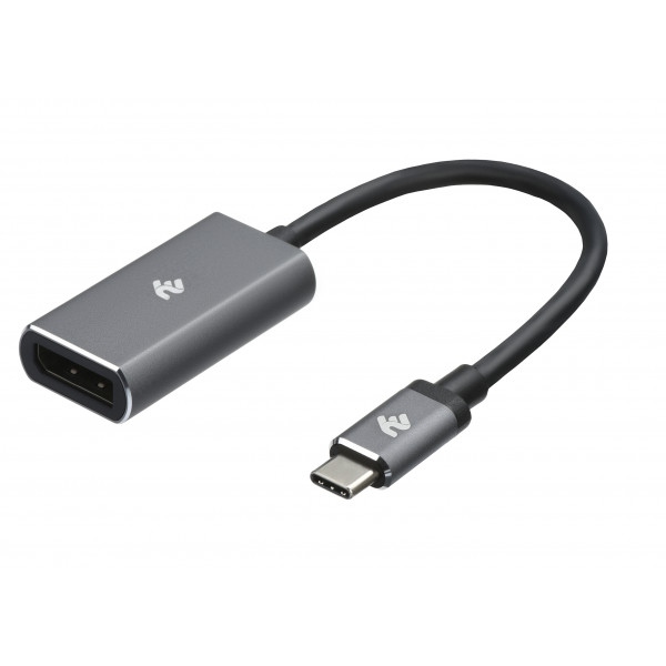 Перехідник 2E Type-C to DisplayPort Alluminum 0.2 м (2E-W1404)