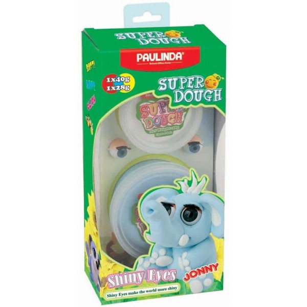 Маса для ліплення Paulinda Super Dough Shiny Eyes Jonny Слон з глянцевими очима (PL-081377-4)