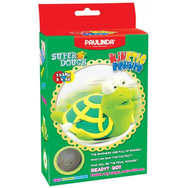 Маса для ліплення Paulinda Super Dough Running Race Черепаха з заводним механізмом (PL-081183-3)