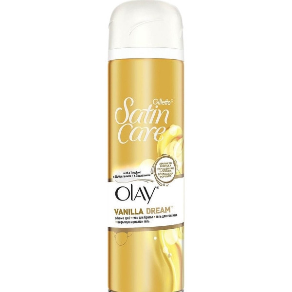 Гель для гоління Gillette SATIN CARE Olay Vanilla Dream 200мл