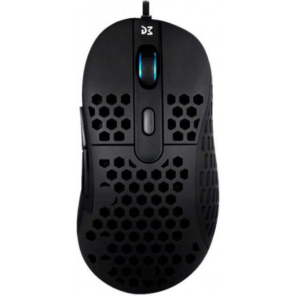 Миша дротова ігрова Dream Machines DM6 HOLEY USB Black
