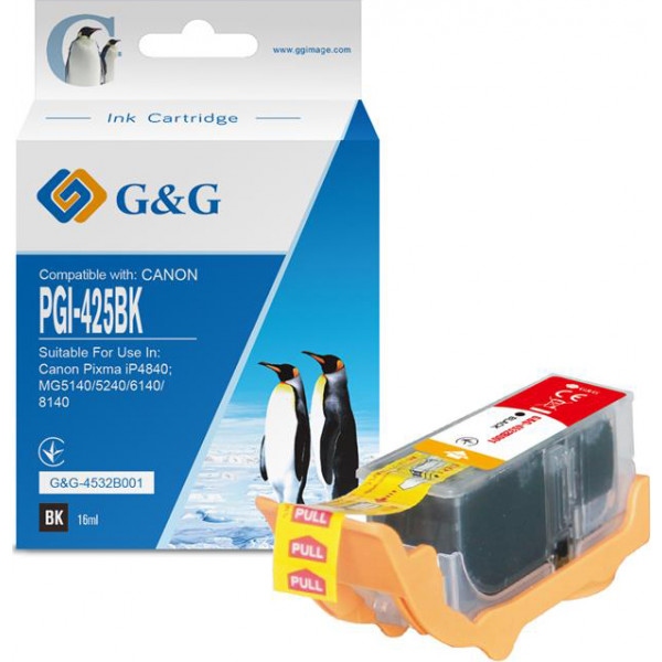 Картридж для струменевих принтерів/БФП G&G для Canon PIXMA iP4840;MG5140/5240/6140/8140 (G&G-4532B001)