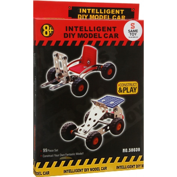Металевий конструктор Same Toy Inteligent DIY Model Car 2 моделі (58039Ut)