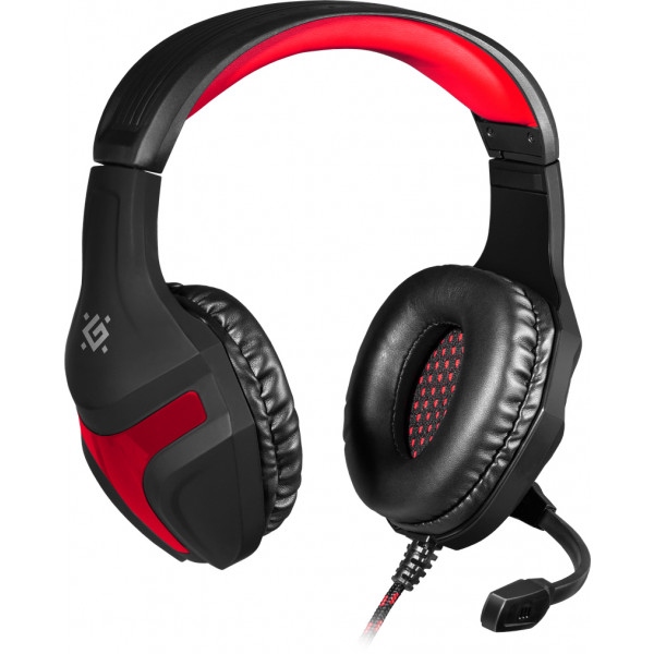 Гарнітура дротова ігрова Defender Scrapper 500 Red/Black (64500)