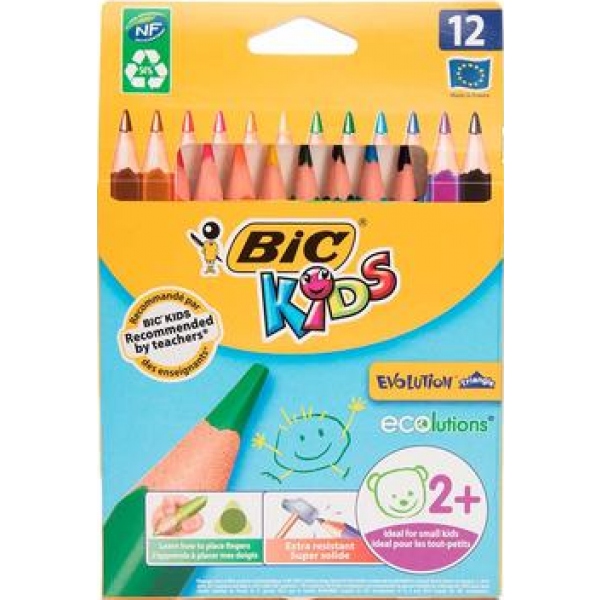 Набір олівців BIC Evolution 12 кольорів (3086124001632)