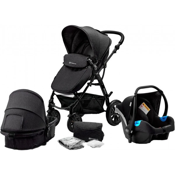 Коляска універсальна 3 в 1 Kinderkraft Moov Black (KKWMOOVBLK00NC)