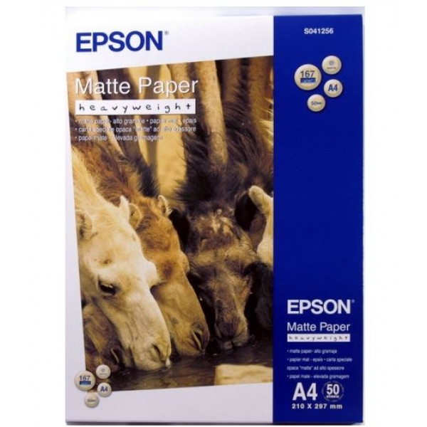 Папір А4 Epson A4 Matte Paper-Heavyweight, 50л.