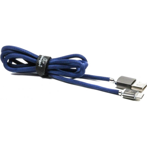Кабель Cablexpert USB 2.0 A - microUSB B Blue 1m (CCPB-M-USB-07B)