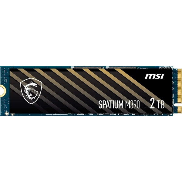 SSD-накопичувач внутрішній MSI 2TB Spatium M390 M.2 2280 PCIe 3.0 x4 NVMe 3D NAND TLC (S78-440Q350-P83)