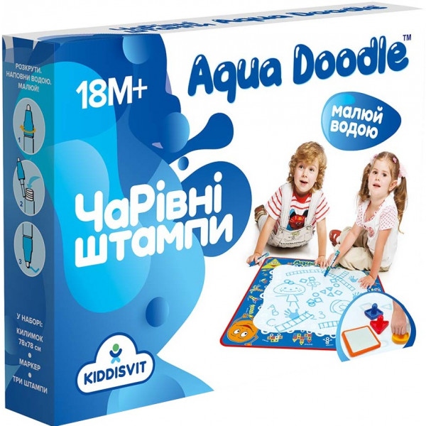 Набір для малювання водою Aqua Doodle Чарівні водні штампи (AD8001N)
