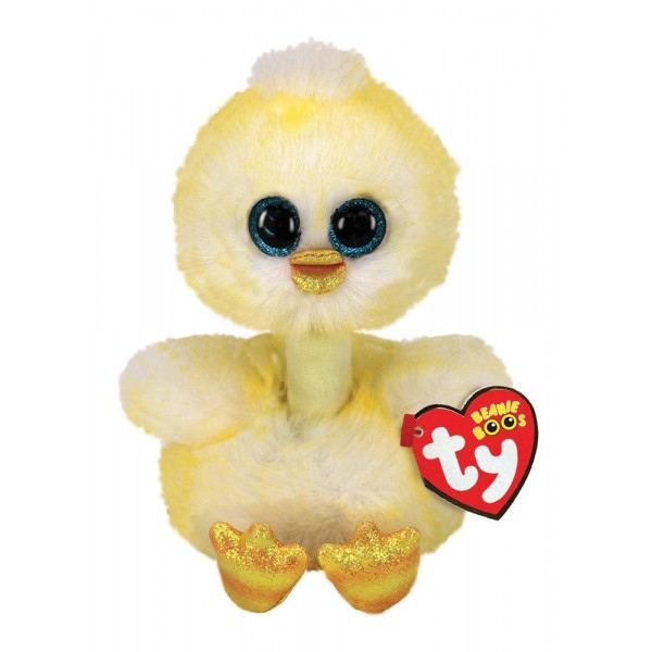 М'яка іграшка глазастик TY Beanie Boo's Курча "CHICK" 15 см (36380)