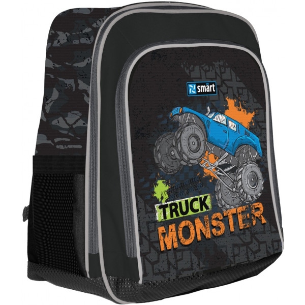 Рюкзак шкільний Smart H-55 Monster Truck Black (558026)
