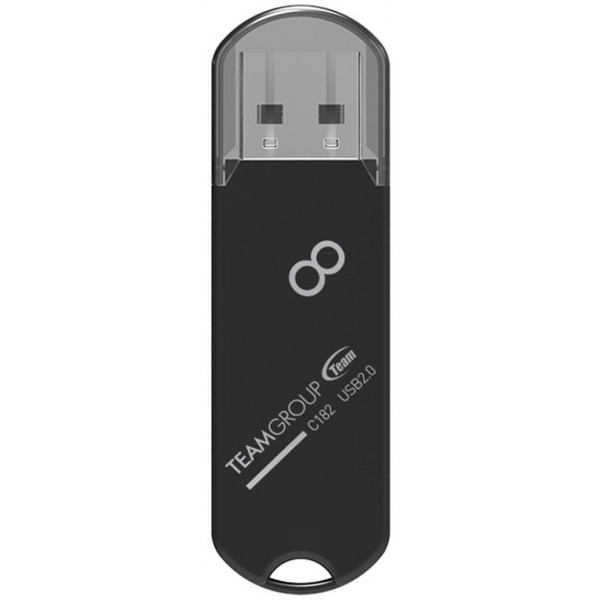 Флеш USB Team C182 8GB USB 2.0 Black (TC1828GB01)