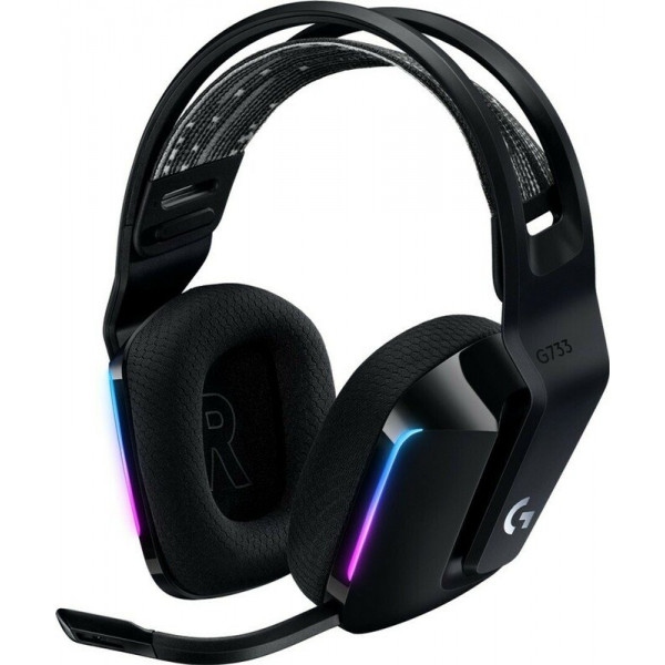 Гарнітура бездротова ігрова Logitech G733 Black (981-000864)