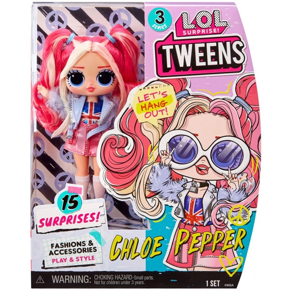 Колекційна лялька набір L.O.L. Surprise! "Tweens" S3 – ХЛОЯ ПЕППЕР (з аксесуарами) (584056)