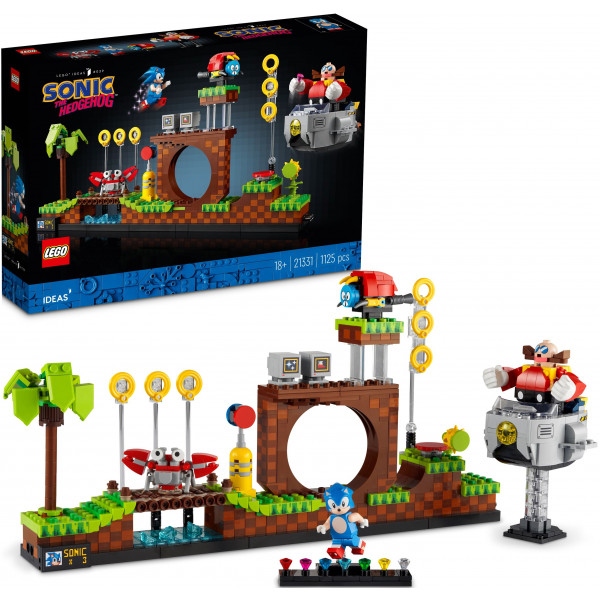 Конструктор LEGO Ideas Їжачок Сонік — Зона із зеленим пагорбом (21331)