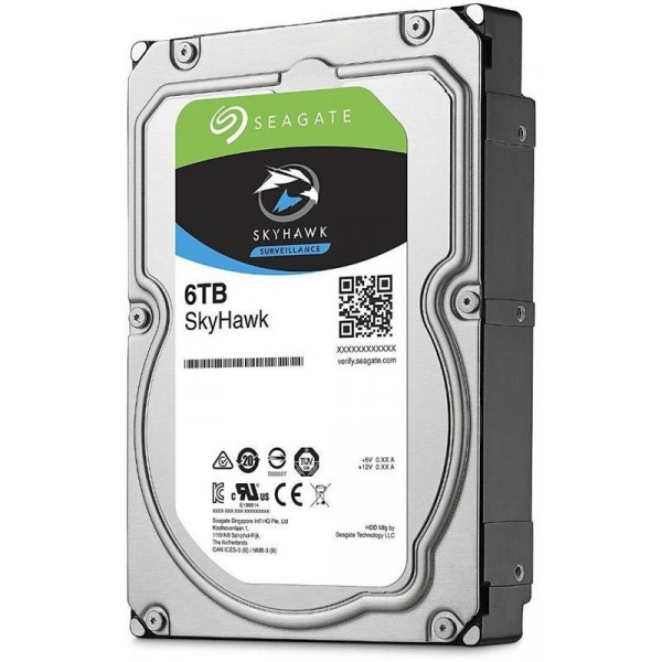 Жорсткий диск внутрішній Seagate SkyHawk 6TB 5400rpm 256MB 3.5" SATAIII  (ST6000VX001)
