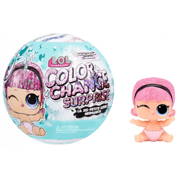 Лялька-сюрприз L.O.L. Surprise! "Glitter Color Change" – СЕСТРИЧКИ (в ас., у дисп.) (585305)