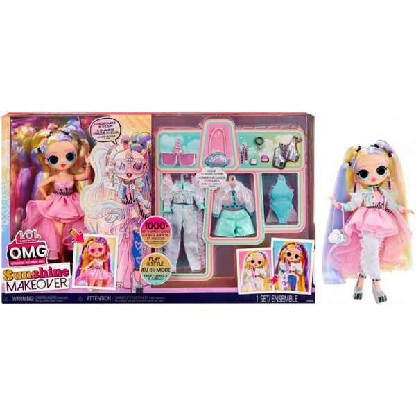 Колекційна лялька набір L.O.L. Surprise! "O.M.G. Sunshine Makeover" – ВЕЛИКИЙ СЮРПРИЗ (589464)