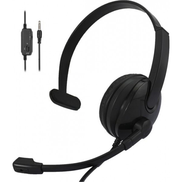 Гарнітура дротова ігрова 2E CH12 Mono On-Ear 3.5mm / 2x3.5mm (2E-CH12MJ)