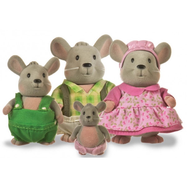 Колекційні фігурки набір Li'l Woodzeez Сім'я Мишей (6003M)