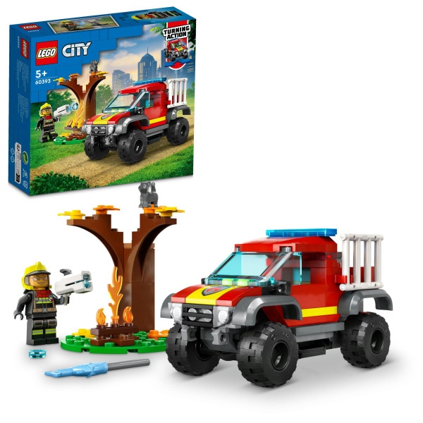 Конструктор LEGO City Пожежно-рятувальний позашляховик (60393)