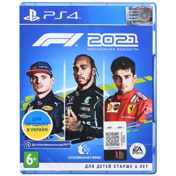Ігровий диск PS4 F1 2021 [PS4, Russian version]