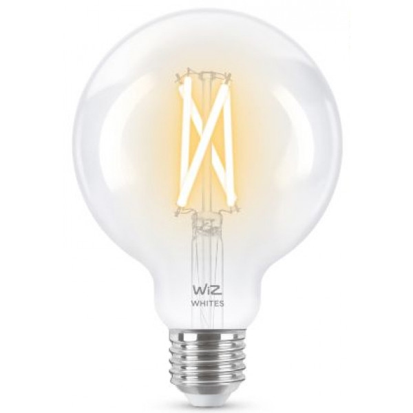 Розумна лампа WiZ E27 7W G95 2700-6500 Wi-Fi (929003018201)