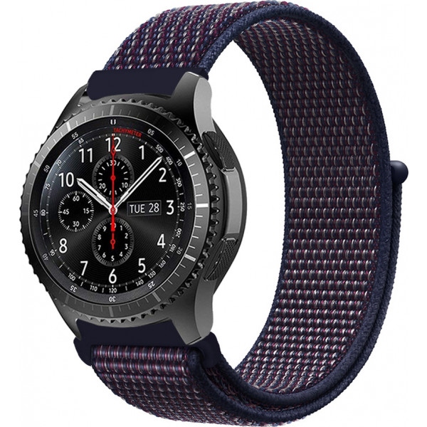 Ремінець для смарт-годинника BeCover Nylon Style for Samsung Galaxy Watch 46mm/Watch 3 45mm/Gear S3 Classic/Gear S3 Frontier Deep Blue (705869)