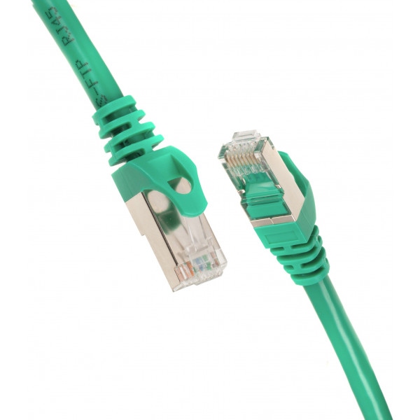 Кабель патч-корд 2E Cat 6 S-FTP RJ45 4Х2 27AWG 0.50 m Green (2E-PC6SFTPCOP-050GRN)