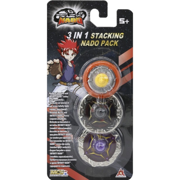 Дзига Auldey Infinity Nado V Advanced Edition 3 в 1 Fiery Dragon Вогняний Дракон, два кільця і основа (EU634907H)
