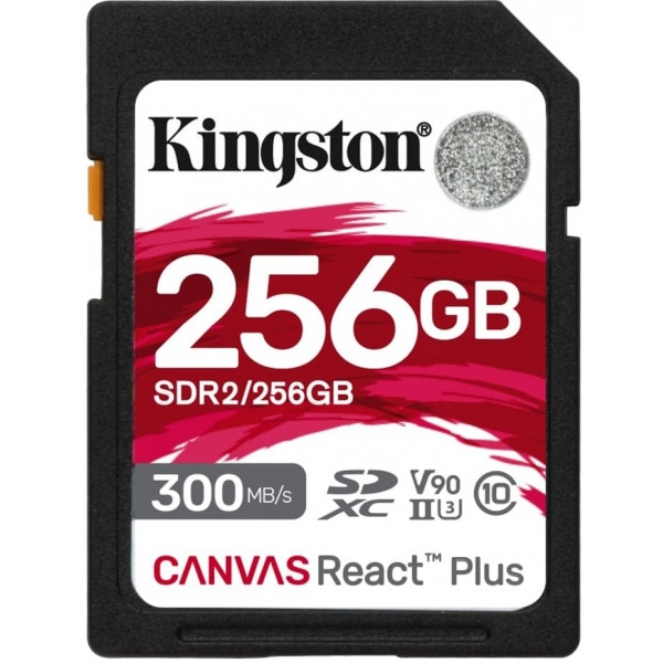 Карта пам'яті Kingston 256GB SDXC C10 UHS-II U3 (SDR2/256GB)