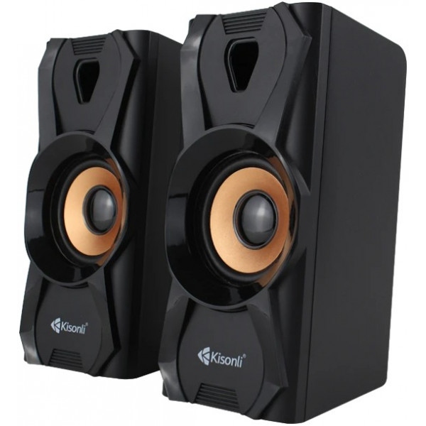 Комп'ютерна акустика звичайна 2.0 Kisonli U-9003/23412 Black