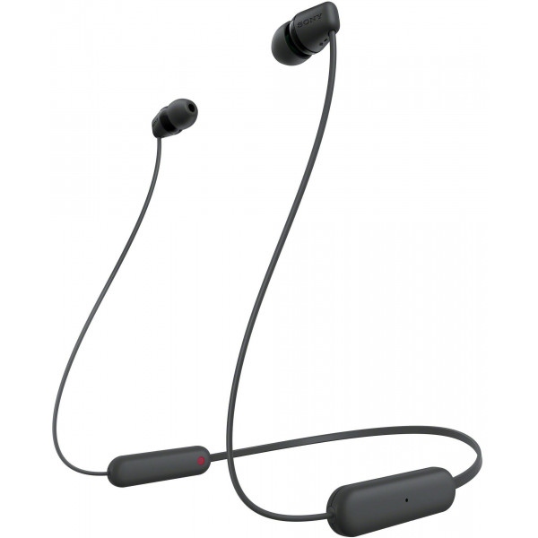 Навушники вкладиші бездротові Sony WI-C100 Black (WIC100B.CE7)